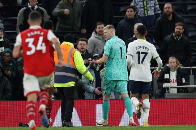 Fan charged with assault on Arsenal keeper Ramsdale
