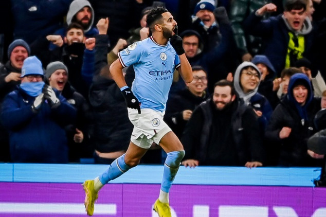 Mahrez makes history in come from behind win