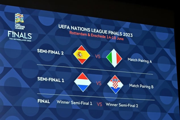 Países Bajos-Croacia y España-Italia en semifinales de Liga de las Naciones