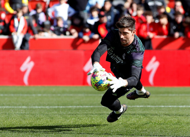 Courtois injured in warm-up before Mallorca clash