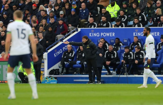 Conte's deputy questions Spurs 'mentality' after Foxes run riot