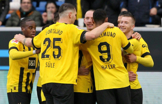 Freak Brandt goal sinks Hoffenheim as Dortmund go three points clear