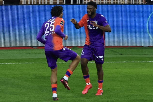 Moffi stars as Nice inflict derby defeat on Monaco