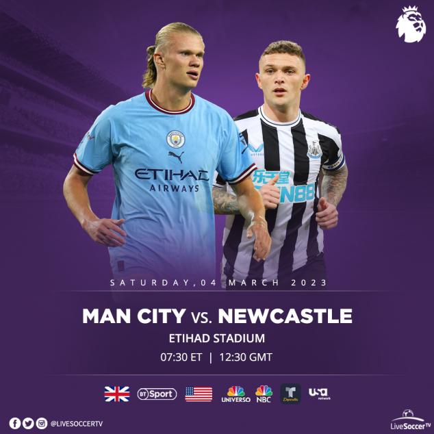 Manchester City, Newcastle, Broadcast Listings, English Premier League