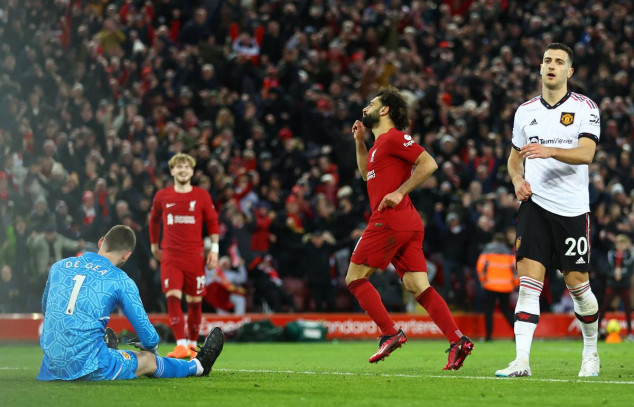 Salah sets TWO new records with stunner vs United