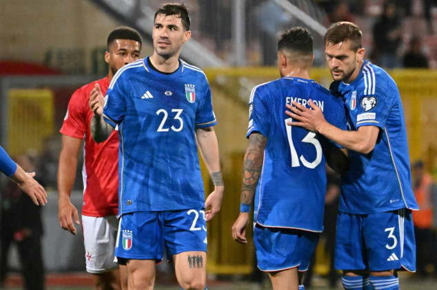 Itália vence Malta (2-0) nas Eliminatórias para a Euro-2024