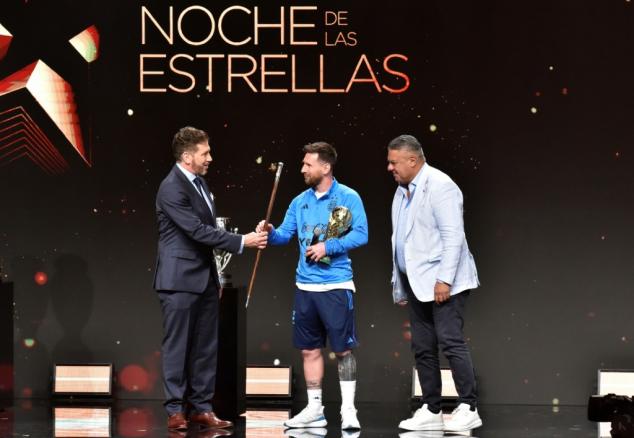 La Conmebol rindió homenaje a la selección argentina campeona del mundo en Catar-2022