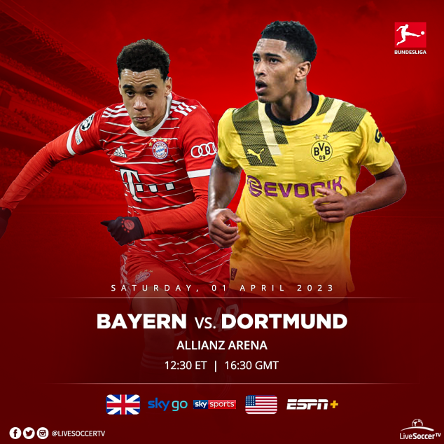 Bayern Munich, Dortmund, Der Klassiker, Bundesliga, Broadcast Listings