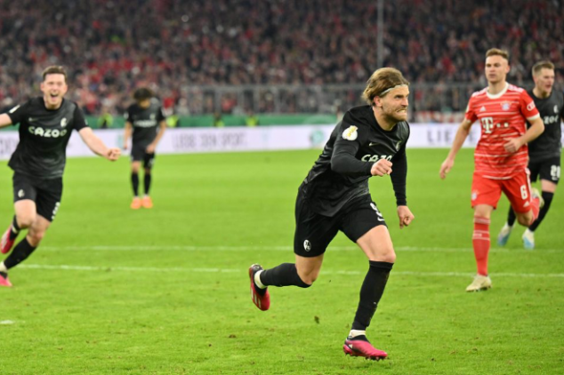 Freiburg stun Bayern Munich in German Cup QFs