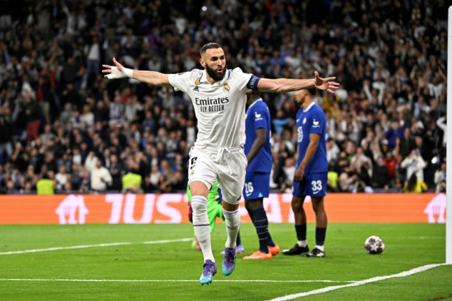 Real Madrid vence Chelsea (2-0) em casa na ida e se aproxima das semifinais da Champions