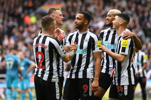 Newcastle score five goals in 21 minutes vs Spurs