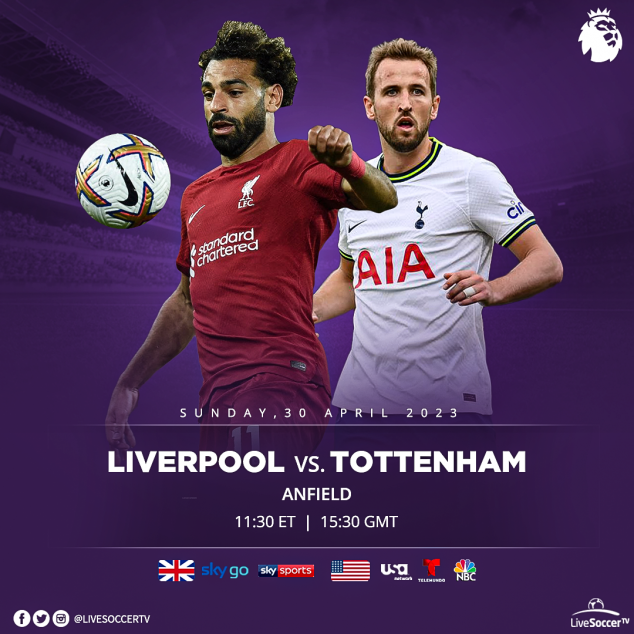 Liverpool, Tottenham, English Premier League, Broadcast Listings