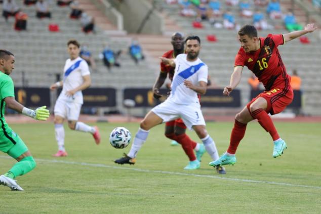 Under-strength Belgium held by Greece in Euro warm-up