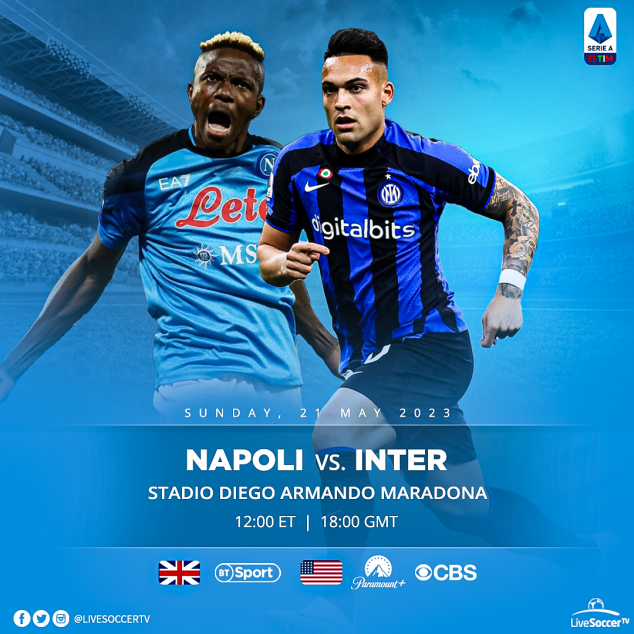 Napoli, Inter Milan, Serie A, Broadcast Listings