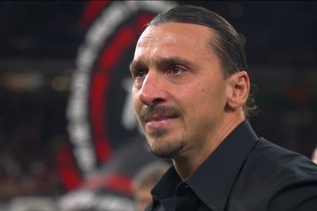 Zlatan reduced to tears as Swedish ace retires