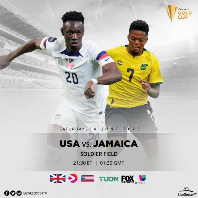 USMNT, Jamaica, Gold Cup, Broadcast Listings
