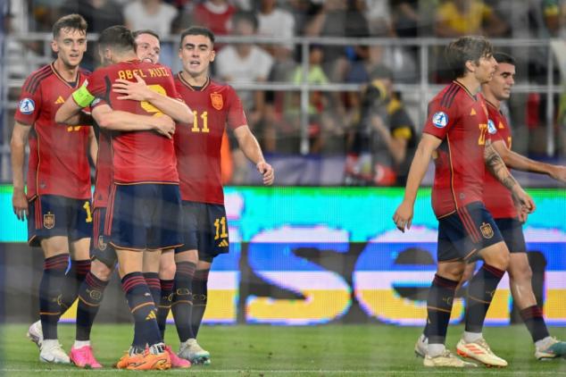 España golea a Ucrania y jugará la final del Europeo sub-21 contra Inglaterra