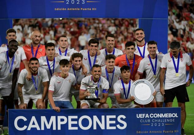 Sevilla vence Independiente del Valle nos pênaltis no 'Desafio de Clubes' da Uefa-Conmebol