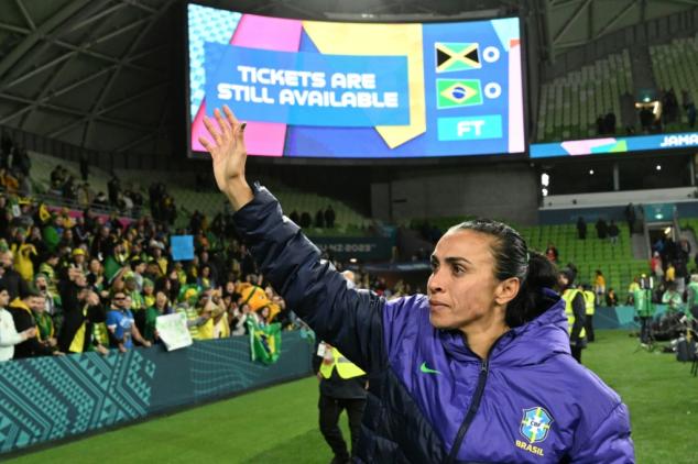 Brasil, eliminada del Mundial femenino tras un empate con Jamaica en la despedida de Marta