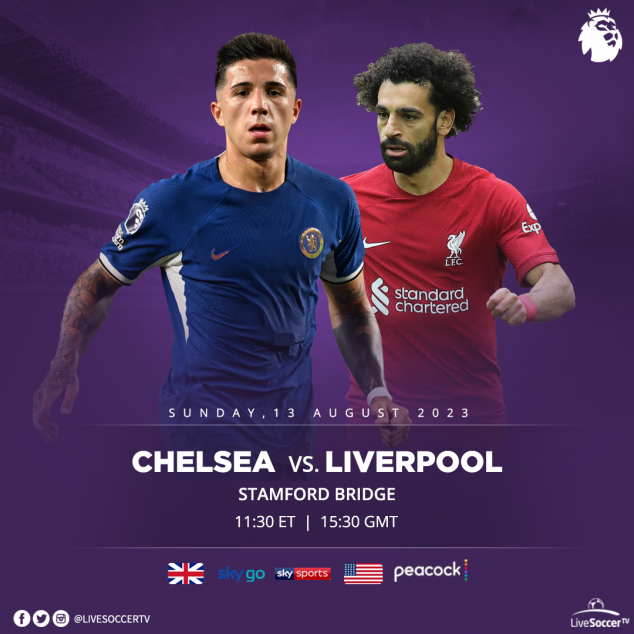 Chelsea, Liverpool, Broadcast Listings, English Premier League