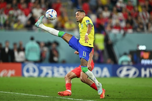Brazil tap Raphinha to replace injured Vinicius Junior