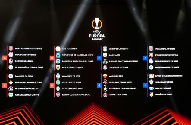 Uefa sorteia grupos da Liga Europa