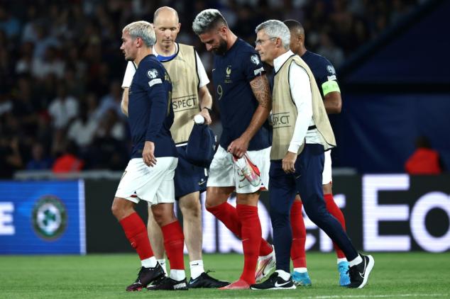 Olivier Giroud causa baja por lesión para el Alemania-Francia