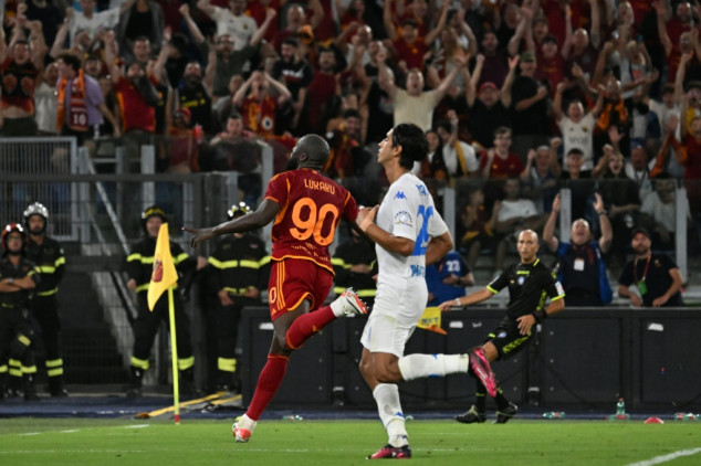 Lukaku on target as Roma smash seven past Empoli