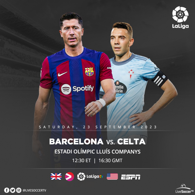 Barcelona, Celta Vigo, La Liga, Broadcast Listings