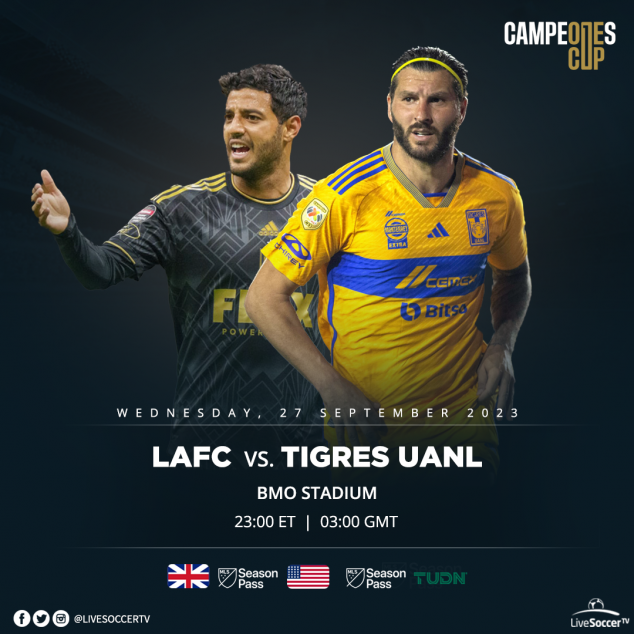 LAFC, Tigres UANL, Campeones Cup, Broadcast Listings