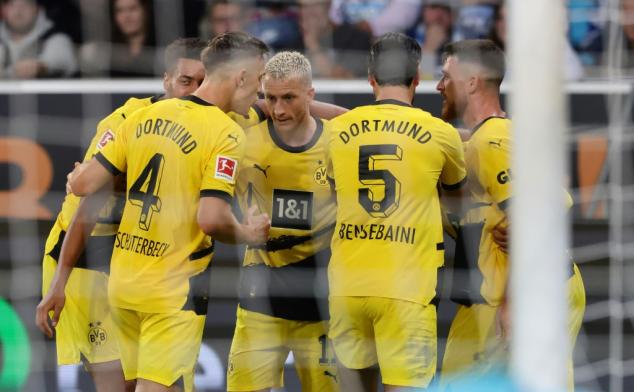 Allemagne: Dortmund s'en sort à Hoffenheim et prend la tête du championnat
