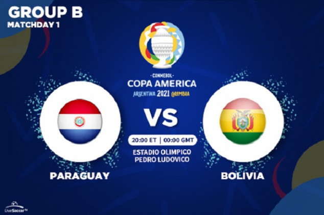 Copa América - Paraguay vs Bolivia broadcast info