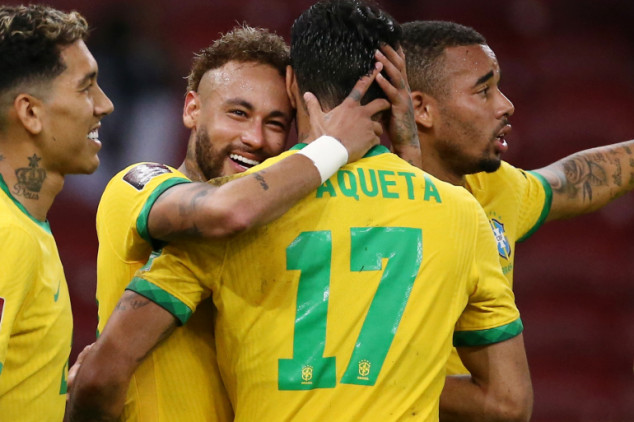 Neymar, Firmino, Jesus, Brazil, Copa America 2021