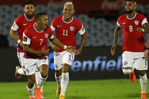 Alexis Sanchez, Arturo Vidal, Chile, Copa America 2021