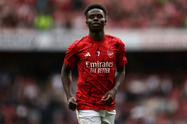Saka out of England's Euro 2024 qualifier against Italy
