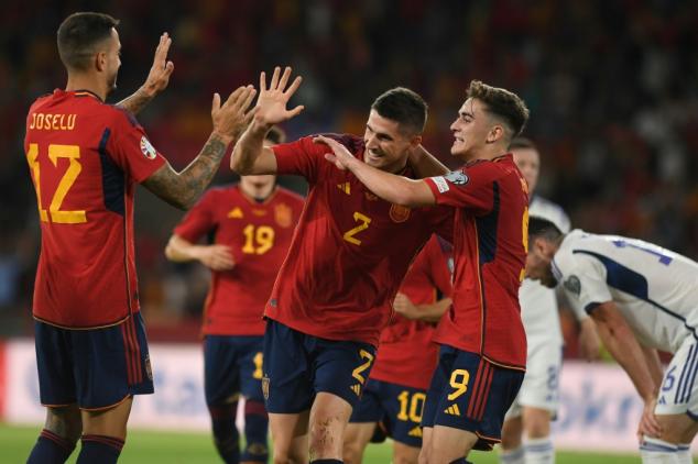 Spain avenge Scotland defeat in Euro 2024 qualifying
