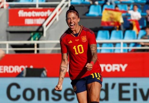 Jenni Hermoso scores on Spain return after World Cup kiss scandal