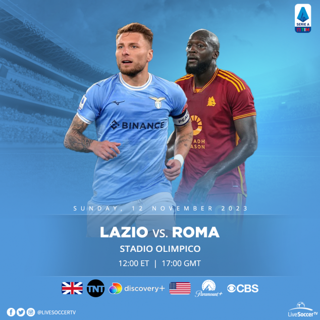 Lazio, Roma, Broadcast Listings, Serie A