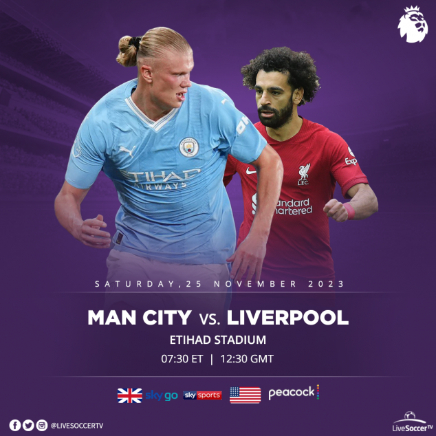 Manchester City, Liverpool, Broadcast Listings, English Premier League