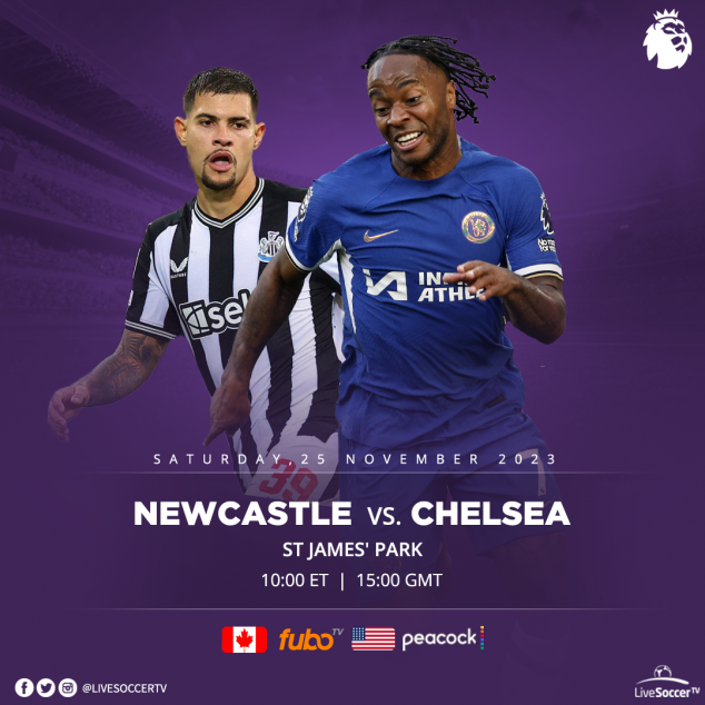 Newcastle, Chelsea, English Premier League, Broadcast Listings