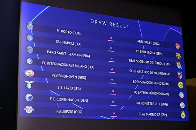 UCL draw: Barca to face Napoli in round of 16
