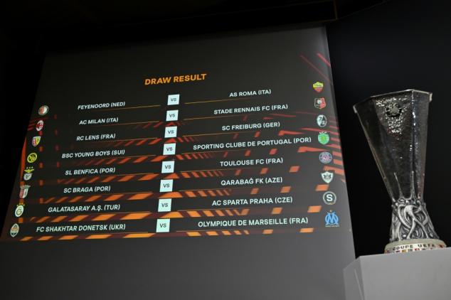 Uefa sorteia duelos dos playoffs de acesso às oitavas da Liga Europa e Liga Conferência