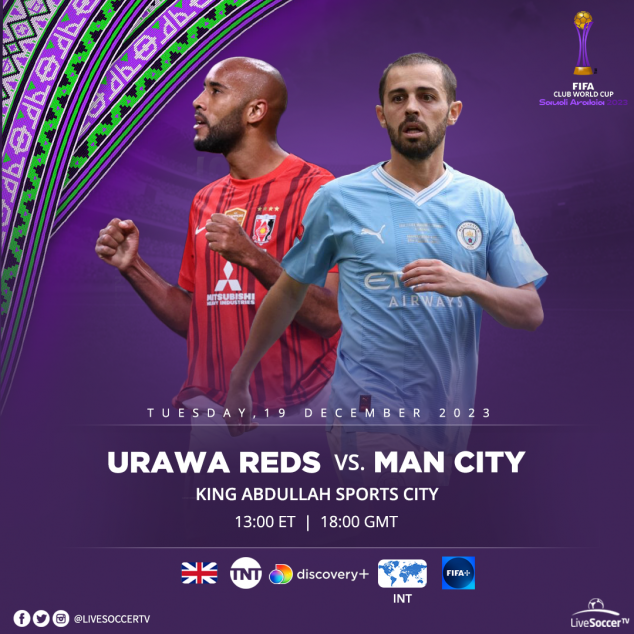 Urawa Reds, Manchester City, FIFA Club World Cup, Broadcast Listings