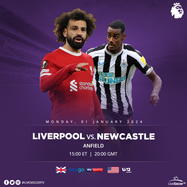 Liverpool, Newcastle, Broadcast Listings, English Premier League
