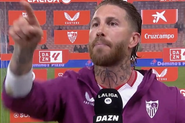 Watch: Ramos exchanges words with fan in interview