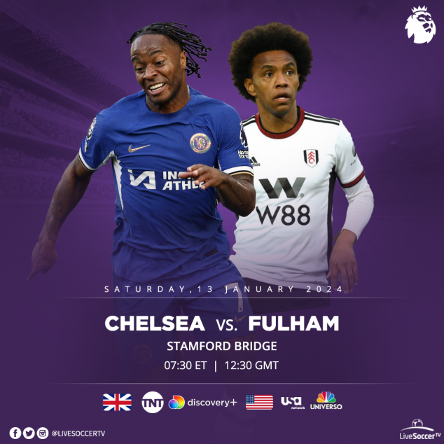 Chelsea, Fulham, Broadcast Listings, English Premier Leagu