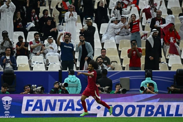 Hosts Qatar ease past Lebanon to open Asian Cup