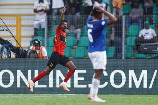 Dala scores twice as 10-man Angola reach AFCON quarter-finals