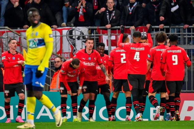 El Rennes pone fin al sueño del Sochaux en la Copa de Francia