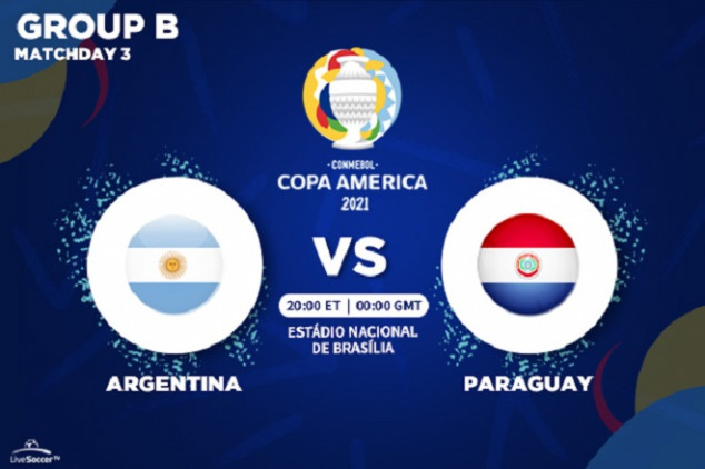 Copa América: Argentina vs Paraguay broadcast info